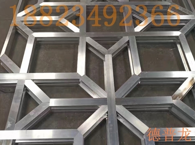 （外內框）燒焊方管鋁窗花指定尺寸