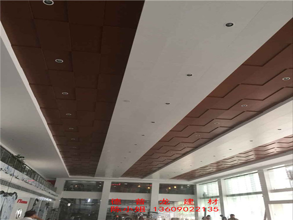 广汽本田4S店室内吊顶铝单板及外墙镀锌钢板