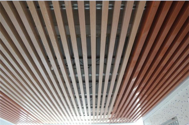 木紋鋁方通天花吊頂裝飾材料