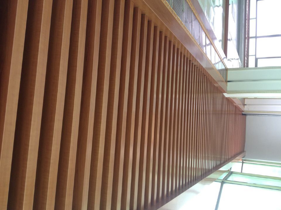 廠家定制外牆裝飾木紋鋁方通