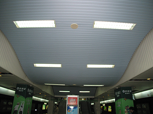 A级防火吊顶天花铝条扣板装饰材料