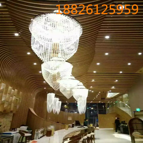 吊顶弧形铝方通 造型吊顶
