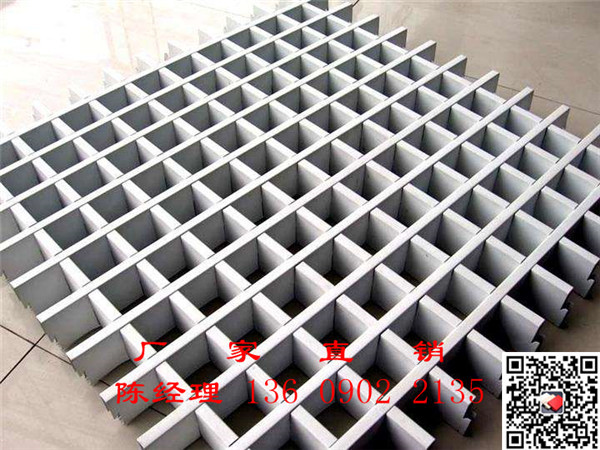 图书馆铝格栅吊顶产品规格－铝格栅厂家