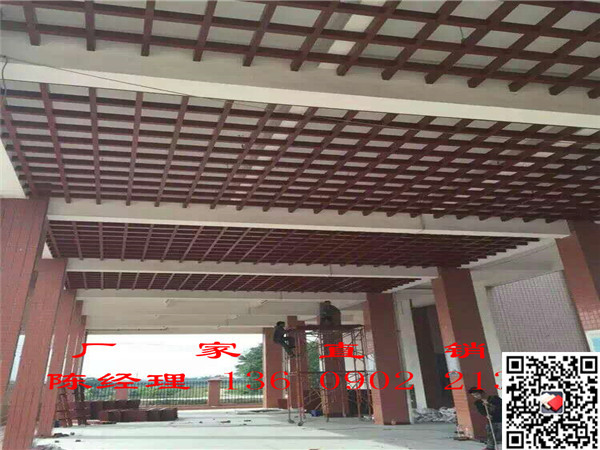 圖書館吊頂鋁格柵生產廠家