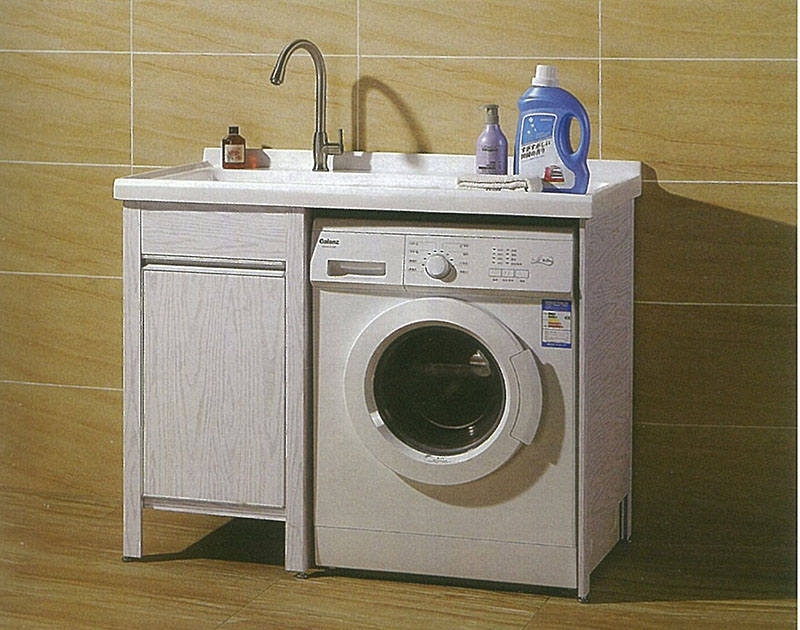 全铝洗衣机柜铝合金定制批发全铝家居定制