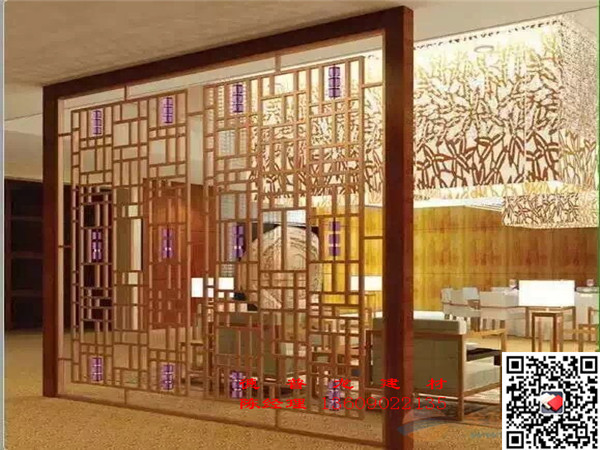 木紋鋁窗花定做廠家－外牆裝飾木紋鋁窗花