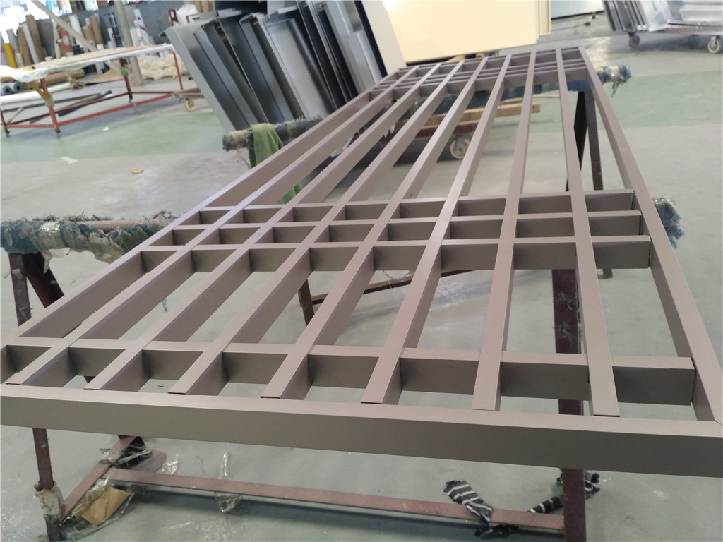 厂家定制 木纹铝方管 矩形铝型材 铝方通-廊坊屹晟建材有限公司