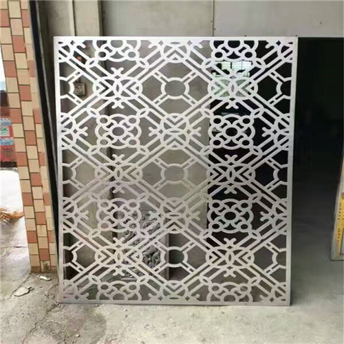 雕刻鋁板鏤空鋁窗花方管外框鏤空鋁窗花