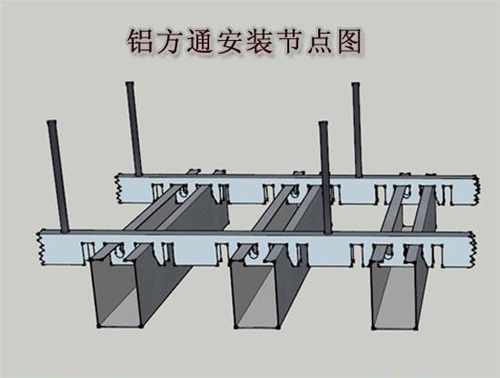 休闲农庄型材铝方管-u形木纹铝方通吊顶