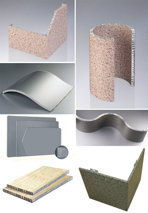 弧形造型鋁蜂窩復合板生產廠家