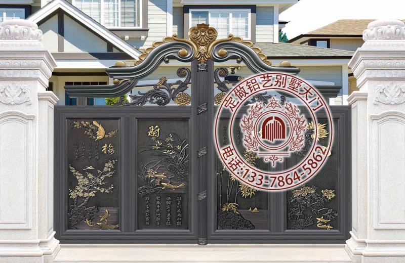 别墅庭院大门,铝艺大门,别墅院子门阿诗凡盾.jpg 别墅庭院大门,铝艺大门,别墅院子门阿诗凡盾