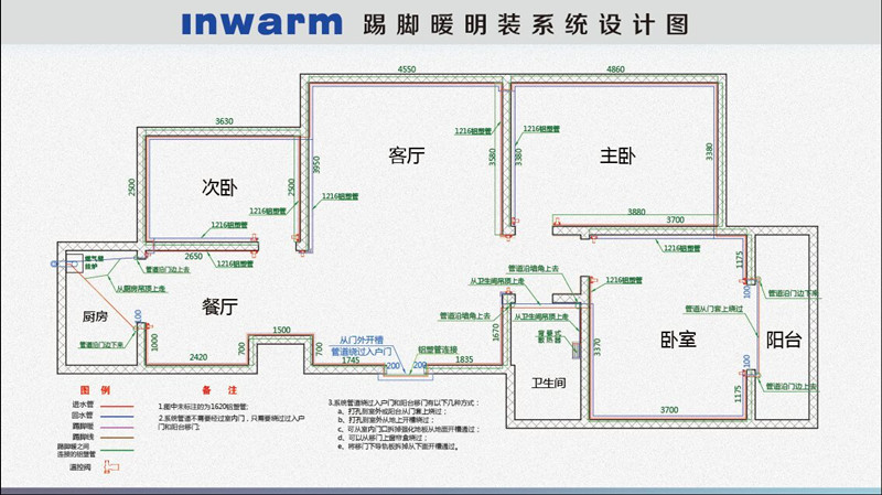 安装供暖不想破坏原来的装修就装银屋踢脚暖