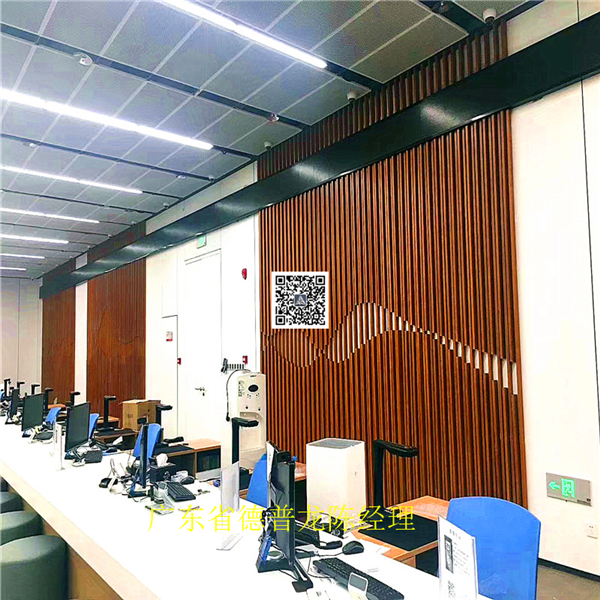 【弧形铝方通背景墙-新款浪浪型墙身铝方通,墙面订制-广东德普龙