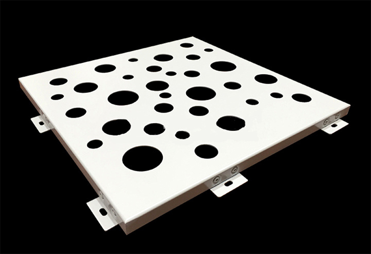 供应雕花铝板门头 1.5-3.0mm咖啡色镂空雕花铝单板