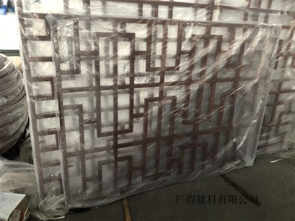 辽宁葫芦岛厂家直销仿古铝窗花铝幕墙单板铝花格铝窗花