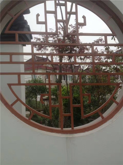 宫廷式酒店型材焊接铝窗花装饰