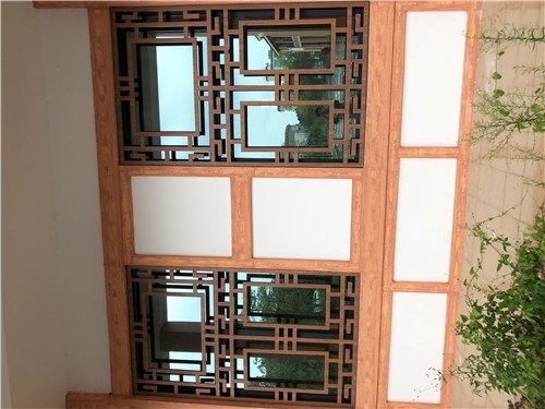 园林凉亭型材焊接铝窗花生产