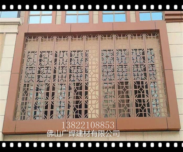 云南普洱焊接铝窗花铝窗花生产设计铝窗花供应商