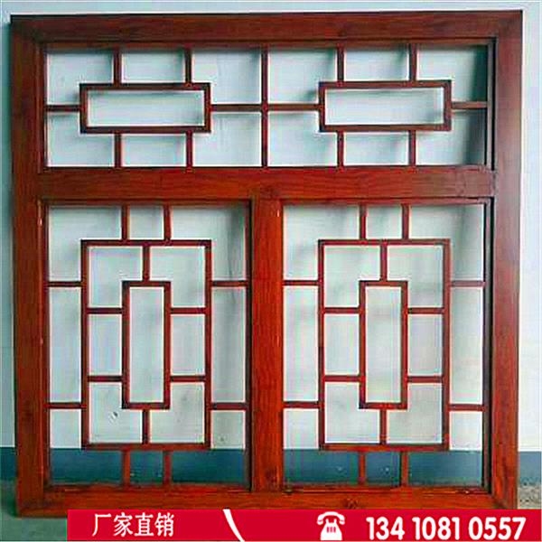 云南红河复古木纹铝窗花定制广焊建材铝窗花