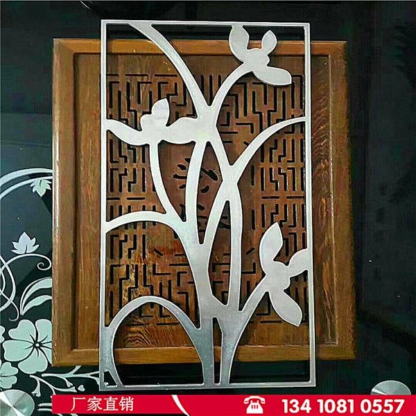 安徽滁州木纹铝窗花隔断木纹铝窗花批发价格是多少