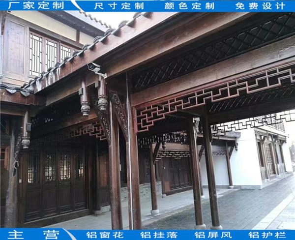 古建寺庙铝隔断屏风按图生产厂家