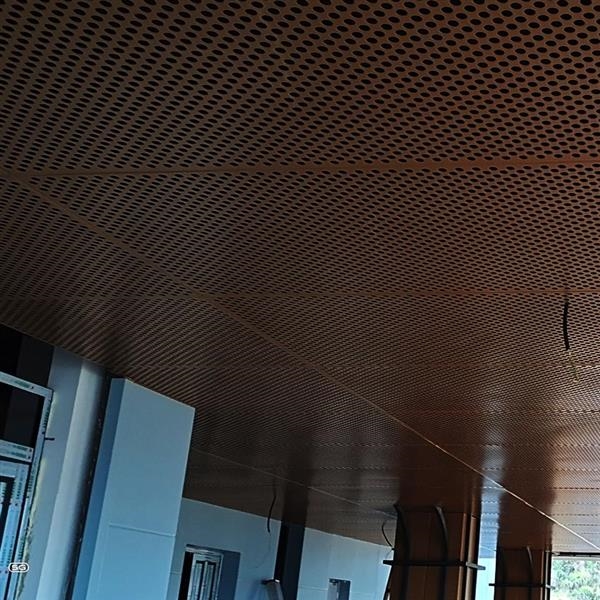 杭州冲孔氟碳铝单板室内装饰