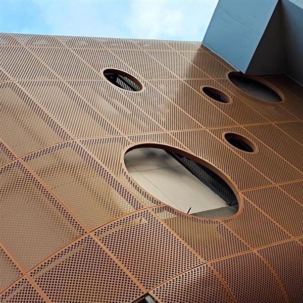 弧形焊接氟碳铝单板欢迎参观考察