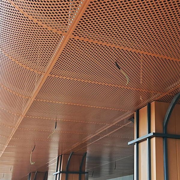 木纹氟碳铝单板室内装饰