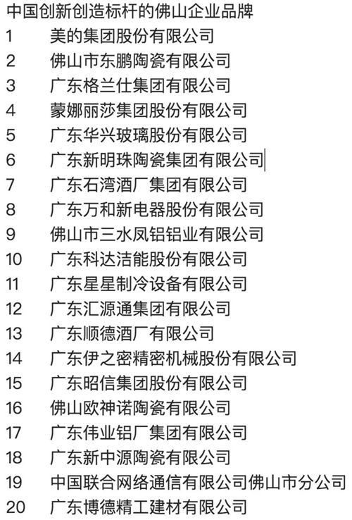 佛山企业品牌五大榜单揭晓，80个品牌企业获奖！