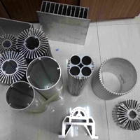 大沥铝型材厂工业材异型材太阳花散热器
