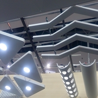 造型吊顶铝挂板厂家，定做铝合金挂板