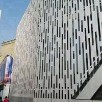 商场幕墙穿孔造型装饰铝单板