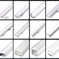 厂家生产LED铝槽铝合金外壳 LED线型灯明装暗装灯槽U型槽铝型材套件开模定制  LED平板灯边框 LED铝型材厂家定制加工